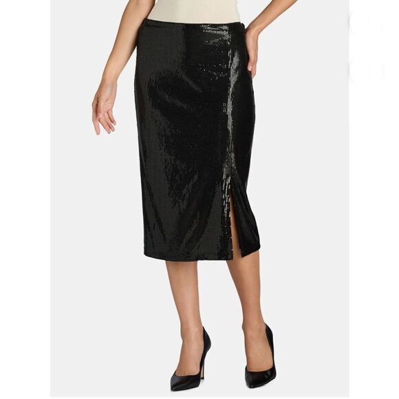 Women's Sequin Skirt with Side Slit, 2-Pack Size XXXL - Picture 9 of 12
